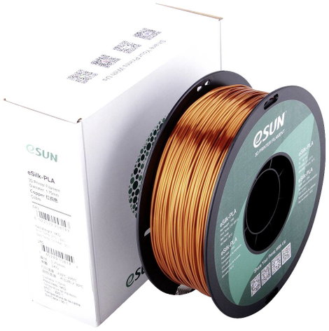 ESUN ePLA-Silk Copper 3D nyomtatószál PLA műanyag 1.75 mm 1 kg Vörösréz (fémes) 8. kép