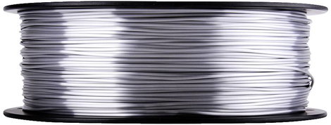 ESUN ePLA-Silk Silver 3D nyomtatószál PLA műanyag 1.75 mm 1 kg Ezüst (fémes) 4. kép