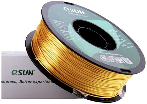 ESUN ePLA-Silk Gold 3D nyomtatószál PLA műanyag 1.75 mm 1 kg Arany (fényes) 6. kép