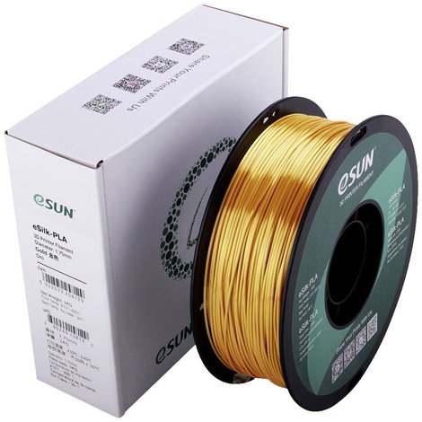 ESUN ePLA-Silk Gold 3D nyomtatószál PLA műanyag 1.75 mm 1 kg Arany (fényes) 7. kép