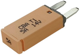 Hansor CBA1-0514 Biztosíték automata standard biztosíték 5 A Barna 1 db
