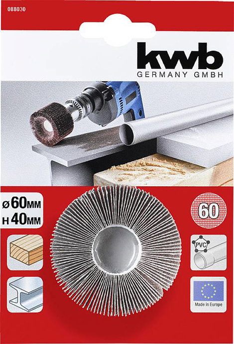 kwb 088030 Lapos daráló, korund, öblítés, 60 - durva 1 db 2. kép