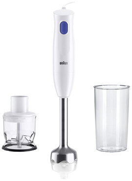 Braun HB101AI-MQ10.201MWH Rúdmixer 450 W BPA mentes, Aprító feltéttel Fehér