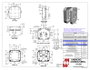 Hammond Electronics 1556DWH Univerzális műszerdobozok ABS műanyag égésgátló Fehér 1 db 4. bélyegkép