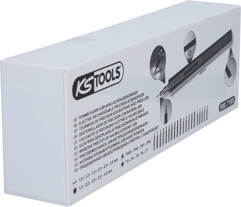 KS Tools KS TOOLS 500.7195 Akkus csavarhúzó 3.7 V 0.26 Ah Lítiumion 5. kép