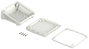 Bopla BoPad BOP 1212 P-9016-SET Pultos műszerdobozok 122 x 118 x 57.60 ABS Fehér (RAL 9016) 1 db 3. bélyegkép