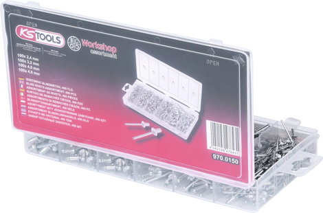 KS Tools 970.0150 Vakszegecs választék, 400 db 3. kép