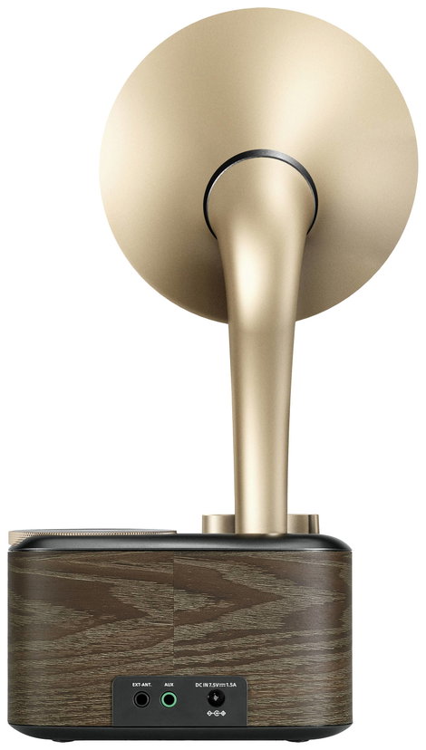 Sangean WR-45X Gold Asztali rádió URH AUX, Bluetooth® Újratölthető Fekete, Arany 5. kép
