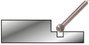 KS Tools 5153281 Maróstift Keményfém Hossz 38.5 mm Átmérő 3 mm 2. bélyegkép