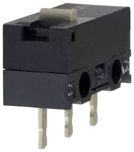 Omron D2F Mikrokapcsoló 30 V/DC 2 A 1 x BE/(BE) 1 db csomag