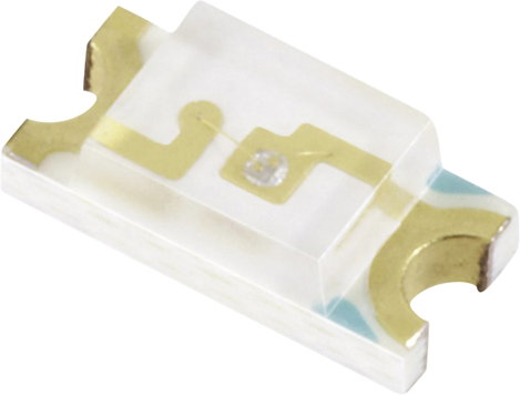 Everlight Opto 15-21UYC/S530-A2/3T SMD LED 1206 Sárga 39 mcd 130 ° 25 mA 2.4 V