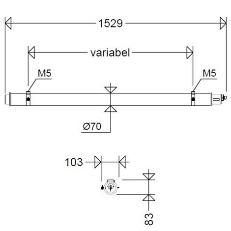 Schuch Primo 107 15L60 XR LED-es lámpa nedves helyiségbe LED Fixen beépített LED-es 42 W Semleges fe 2. kép