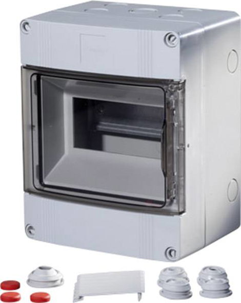 F-Tronic 7240031 APV6 Elosztószekrény Falra szerelhető Osztások száma = 7 Sorok száma = 1 Tartalom,  2. kép
