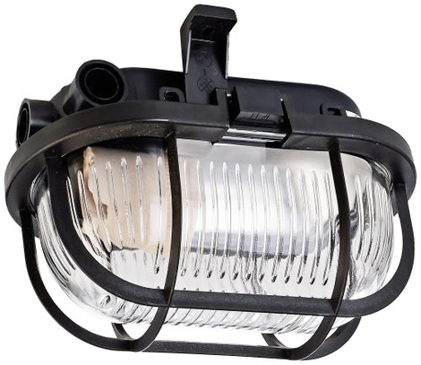 Deko Light Syrma Oval Schwarz 401012 Kültéri mennyezeti lámpa, Kültéri fali lámpa E27 Fekete 2. kép
