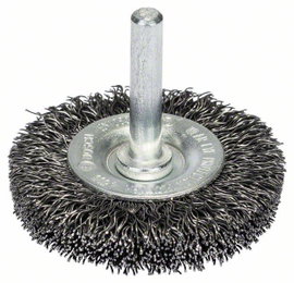 Bosch Accessories Acél drótkefe tárcsa 75 x 10 mm/6 Szár átmérő 6 mm 2607017120 1 db