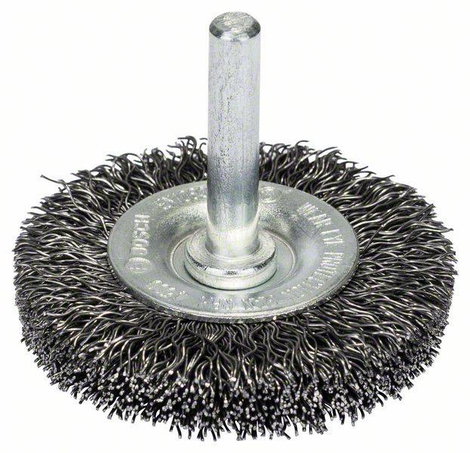 Bosch Accessories Acél drótkefe tárcsa 75 x 10 mm/6 Szár átmérő 6 mm 2607017120 1 db