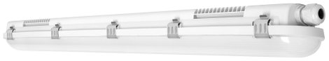 LEDVANCE 4058075300828 LED-es lámpa nedves helyiségbe LED 40 W Semleges fehér Szürke