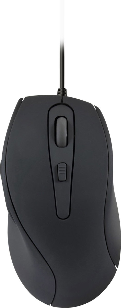 SpeedLink Axon Silent Ergonomikus egér USB Optikai Fekete 5 Gombok 2400 dpi Ergonómikus