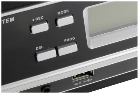 Technaxx TX-22+ USB-s lemezjátszó Ékszíjhajtás Fekete 4. kép