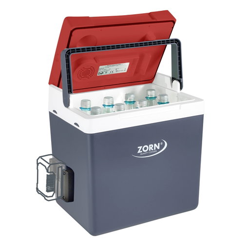 ZORN Cooler Z 26 LNE PX Hűtő- és fűtő láda EEK: E (A - G) Termoelektromos 230 V, 12 V Fehér-piros, S 2. kép