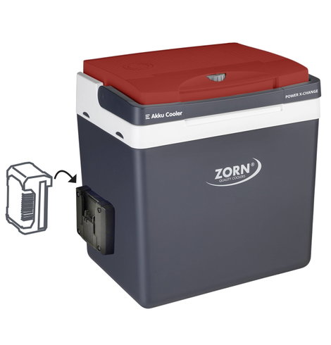 ZORN Cooler Z 26 LNE PX Hűtő- és fűtő láda EEK: E (A - G) Termoelektromos 230 V, 12 V Fehér-piros, S 4. kép