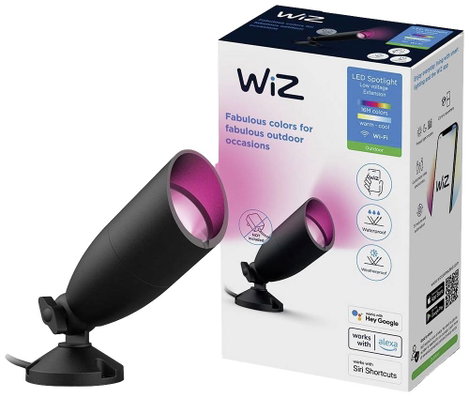 WiZ Ground Spot Extension 8720169071650 LED-es kültéri fényszóró LED Fekete 3. kép