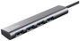 Trust Halyx-4-port 1+4 port USB-C® (USB 3.1) Multiport hub Sötétszürke 2. bélyegkép