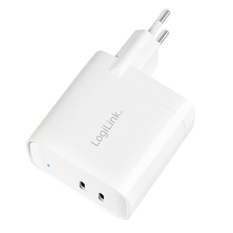 LogiLink PA0282 USB-s töltőkészülék Beltér, Aljzat dugó Kimenetek száma: 2 x USB-C® alj (Power Deliv 3. kép