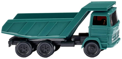Wiking 094509 N Tehergépjármű modell Mercedes Benz Dömper, vízkék