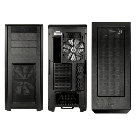 Phanteks PHANTEKS Enthoo Pro Midi-Tower - schwarz Midi torony Számítógép ház, Gaming doboz Fekete 2. kép