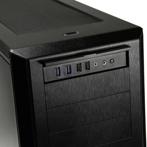 Phanteks PHANTEKS Enthoo Pro Midi-Tower - schwarz Midi torony Számítógép ház, Gaming doboz Fekete 5. kép
