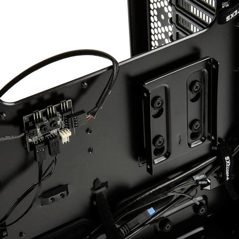 Phanteks PHANTEKS Enthoo Pro Midi-Tower - schwarz Midi torony Számítógép ház, Gaming doboz Fekete 7. kép