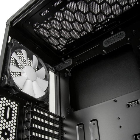 Phanteks PHANTEKS Enthoo Pro Midi-Tower - schwarz Midi torony Számítógép ház, Gaming doboz Fekete 8. kép