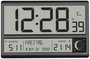 TFA Dostmann 60.4524.01 Rádiójel vezérlésű Falióra 360 cm x 28 mm x 235 mm Fekete Nagy kijelző bélyegkép
