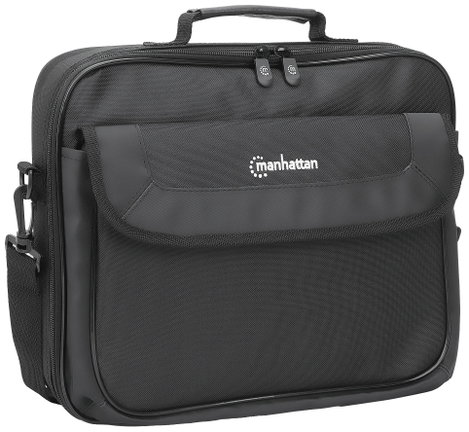 Manhattan Notebook táska Cambridge Clamshell Alkalmas: Max.: 35,8 cm (14,1) Fekete