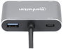 Manhattan Notebook dokkoló állomás USB-C to HDMI & VGA 4-in-1 Docking-Konverter USB-C® tápellátás 2. bélyegkép