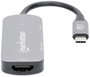 Manhattan Notebook dokkoló állomás USB-C auf HDMI 3-in-1 Docking-Konverter USB-C® tápellátás 3. bélyegkép