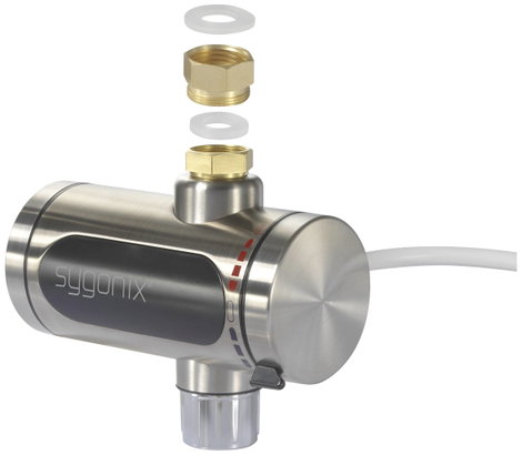 Csapra szerelhető átfolyós vízmelegítő 3000 W 50°C, Sygonix SY-5247282 3. kép