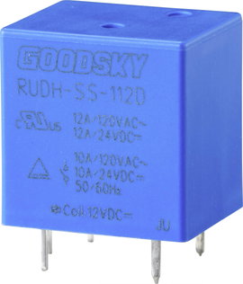GoodSky RUDH-SS-112D Nyák relé 12 V/DC 12 A 1 váltó 1 db Tray