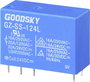 GoodSky GZ-SS-124L Nyák relé 24 V/DC 20 A 1 váltó 1 db tubus bélyegkép