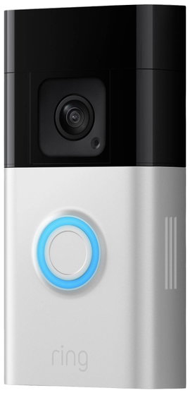 IP videó kaputelefon, nikkel (matt)/fekete, ring Video Doorbell Plus B09WZBVWL9