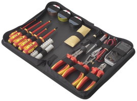 TOOLCRAFT TO-7762929 Szerszámkészlet Szerelés, Kisiparos táskában 50 részes
