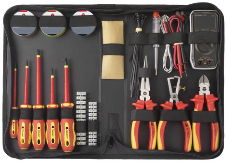TOOLCRAFT TO-7762929 Szerszámkészlet Szerelés, Kisiparos táskában 50 részes 3. kép