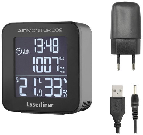 Laserliner AirMonitor CO2 Széndioxid mérő 400 - 9999 ppm 3. kép