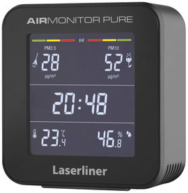Laserliner AirMonitor PURE Finom por mérőkészülék Finom por, Hőmérséklet, Légnedvesség Hőmérsékletmé