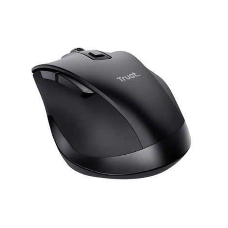 Trust FYDA Ergonomikus egér Rádiójel vezérlésű Optikai Fekete 6 Gombok 2400 dpi Ergonómikus, Újratöl 3. kép