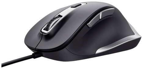 Trust FYDA Ergonomikus egér Vezetékes Optikai Fekete 6 Gombok 5000 dpi Ergonómikus 2. kép