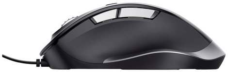 Trust FYDA Ergonomikus egér Vezetékes Optikai Fekete 6 Gombok 5000 dpi Ergonómikus 4. kép