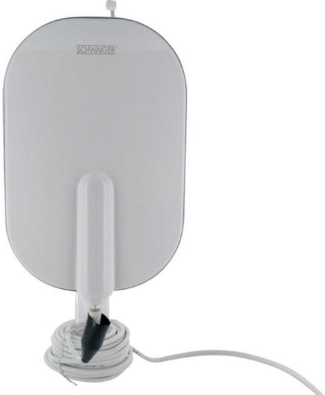 Schwaiger DTA4000 Aktív DVB-T/T2 laposantenna Kültér Erősítés: 36 dB Fehér 2. kép