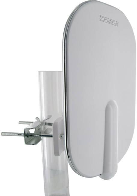 Schwaiger DTA4000 Aktív DVB-T/T2 laposantenna Kültér Erősítés: 36 dB Fehér 8. kép